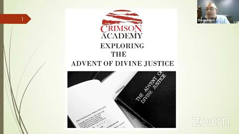 Advent of Divine Justice Session 19