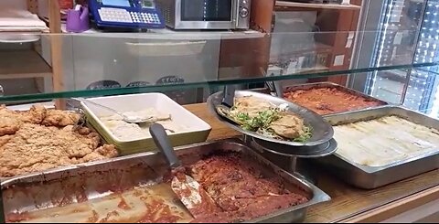 Food Shopping at a Bread Store, Pastry Shop and Rosticceria in Lecce, Italy