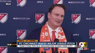 FC Cincinnati makes major league pitch