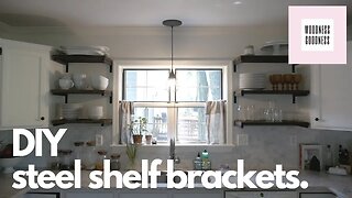 DIY Steel Shelf Brackets