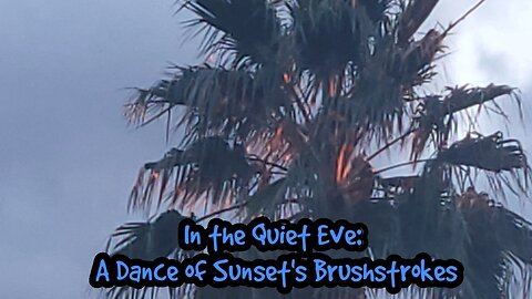 In The Quiet Eve: A Dance of Sunset's Brushstrokess