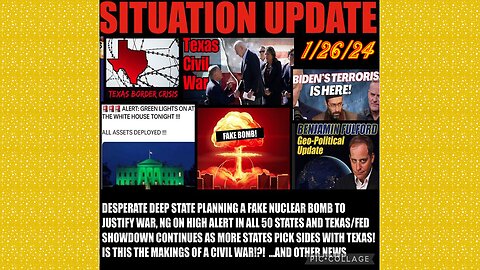 SITUATION UPDATE 1/26/24- Covid-19/Jabs/Plan-Demics,Global Financial Crises,Dumbs & Tunnel Cleanouts