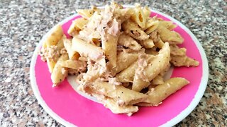 Tuna Mayo Penne Pasta Recipe | Granny's Kitchen Recipes | Paste cu ton și maioneză