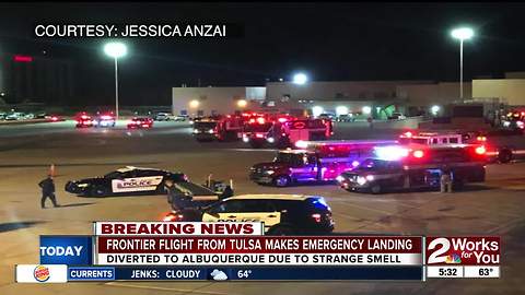 Tulsa flight makes emergency landing after smoke in plane