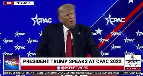 President Trump CPAC 2022