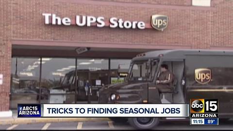 Looking for a job? Many seasonal opportunities starting now