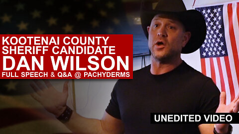 Kootenai County Sheriff Candidate Dan Wilson @ Pachyderms 02/09/24