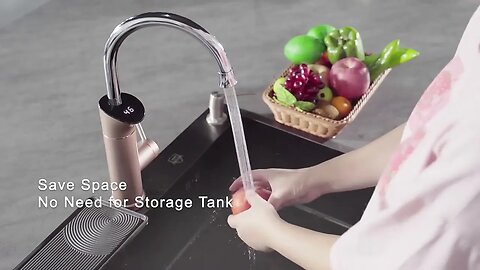 Rubinetto cucina con miscelatore elettrico acqua calda instantanea - Smart Home Faucet BWF-KP22VR30