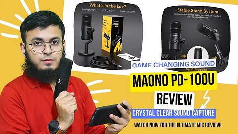 Maono PD-100U Microphone Review: Pro-Grade Sound at an Affordable Price! #maonomic