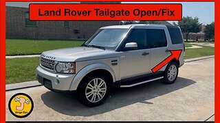 #Landrover How to open and fix Tailgate on Land Rover LR3 LR4 Discovery