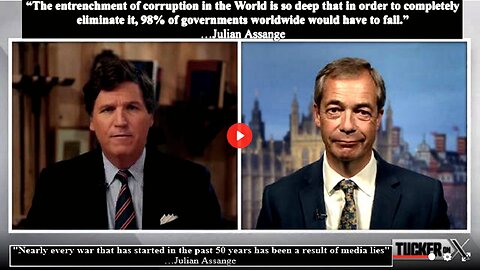 Tucker On X : Episode 35 - Nigel Farage - More Wars, More Refugees. Notice Pattern? | Tucker Carlson