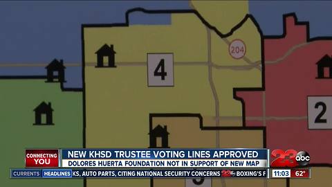 New KHSD trustee voting lines approved