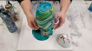 GREEN Acrylic Pours for St. Patrick's Day! Fluid Art Compilation