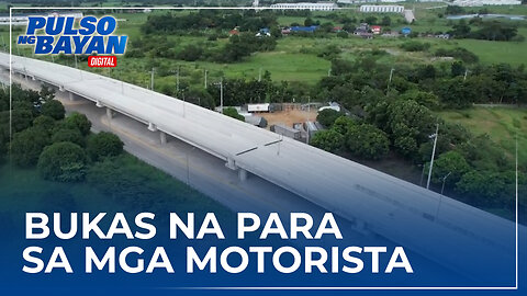 7.64 KM bahagi ng Bulacan arterial bypass road sa San Rafael, bukas na para sa mga motorista