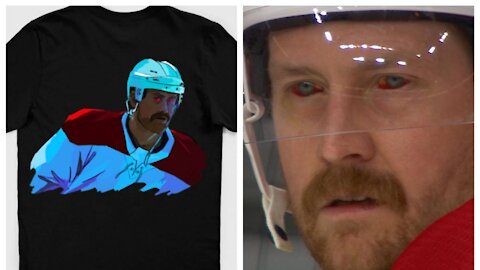 De nouveaux t-shirts avec les yeux rouges de Petry existent à Montréal et c'est un mood