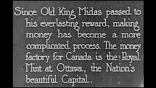 How coins were made in Canada 1920