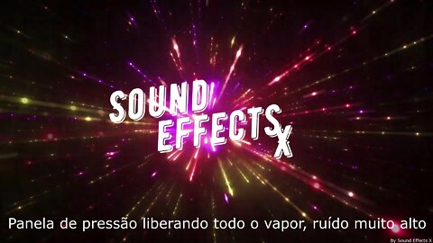 Panela de pressão liberando todo o vapor, ruído muito alto [Sound Effects X]