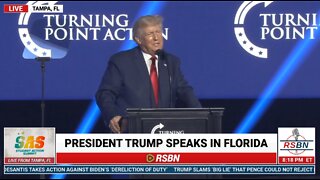LIVE: Donald Trump is speaking at Turning Point USA’s Student Action Summit in Tampa, Florida…