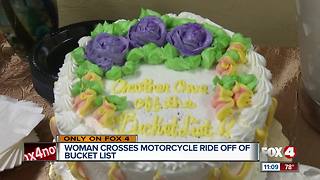 Woman Crosses Motorcycle Ride off of Bucket List