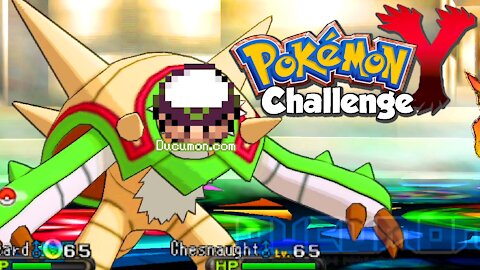 Pokemon Challenge Y by Bob888 - Hard 3DS HAck ROM, all gym leaders, elite four have double battles!