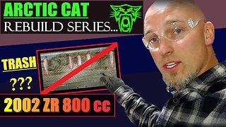 02 Arctic Cat ZR 800 CC Rebuild Part 1 || I Can't BELIEVE the Damage