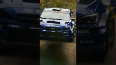 That landing though #rally #subaru #cartok #carhub