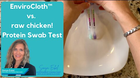 Norwex EnviroCloth vs. Raw Chicken (Norwex Swab Test) 🌟 Quick, short 2-minute video