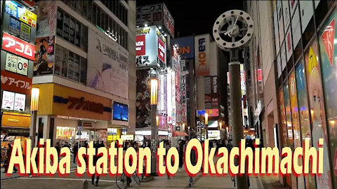 Akihabara Station to Okachimachi Station on Foot