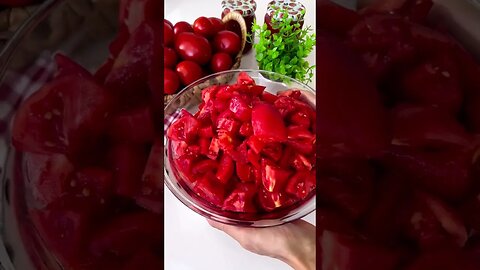 How to make tomato paste #shorts