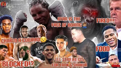 RYAN GARCIA FIRES JEAN JACKET JOE GOOSEN| ADAMES CALL CHARLO A CHICKEN & COWARD😳| LOMACHENKO FOOD?