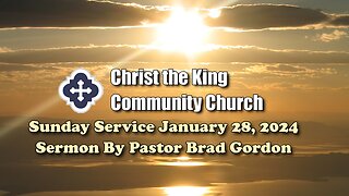 Sunday Service January 28, 2024