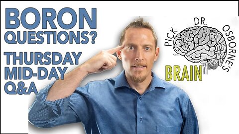 Your Boron Questions Answered! - PDOB Thursday Q&A