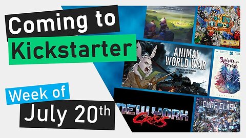 📅 Kickstarter Boardgames Week of July 20th | Token Terrors, Northgard, Animal World War, Core Clash