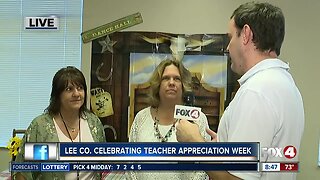 Lee County celebrating Teacher Appreciation Week - 8:30am live report