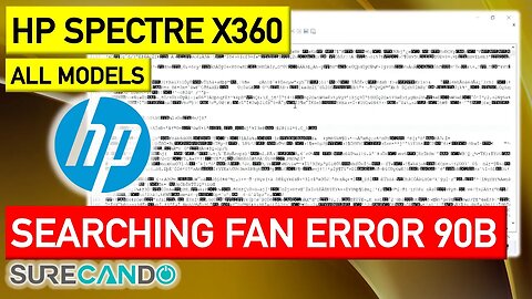 Searching for the System Fan (90b) error RPM Value in the BIOS of HP Finding Windows Product Key