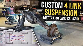 I Built An AWESOME 4 Link Suspension FROM SCRATCH!!