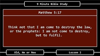 9 Minute Bible Study