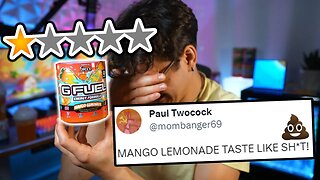 "Mango Lemonade Taste Like SH*T" - Reading Bad Reviews Of My GFUEL Flavor