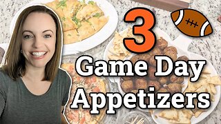 3 DELICIOUS APPETIZERS FOR FOOTBALL SEASON!