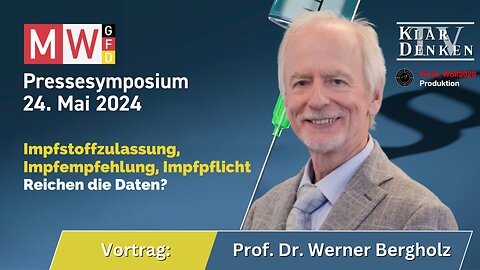 🔵⚡️Rede Prof. Dr. Werner Bergholz beim MWGFD Pressesymposium am 24.05.2024