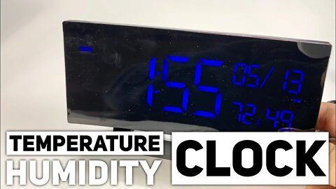 Digital Alarm Clock with Temperature and Humidity by Mpow review