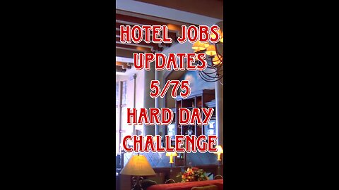 Hotel jobs updates 5/75 hard day challenge | Hotel jobs in India #shorts
