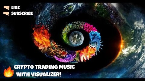 Crypto Trading Music with Cool Music Visualizer #cryptotradingmusic