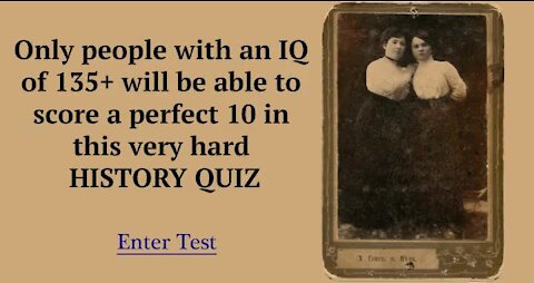 Is your IQ high enough to score a perfect 10?