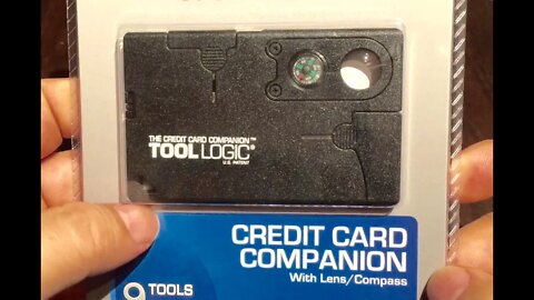 Tool Logic SOG Specialty Knives & Tools CC1SB Credit Card Companion with 9 Tools