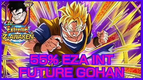 HOW GOOD IS EZA INT FUTURE GOHAN AT 55% LV1 LINKS??? | DBZ DOKKAN BATTLE #69