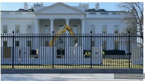 1.12.22 Why are they erecting concrete barriers around the White House