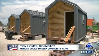 Tiny homes, big impact: Denver looks to keep community alive