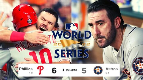 Phillies COMEBACK And Steal Game 1 Of The World Series From The Houston Astros