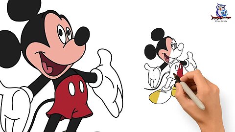How to Draw Mickey Mouse - Step by Step